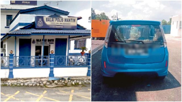 lelaki buat report polis kereta hilang di negeri sembilan, rupanya salah parking