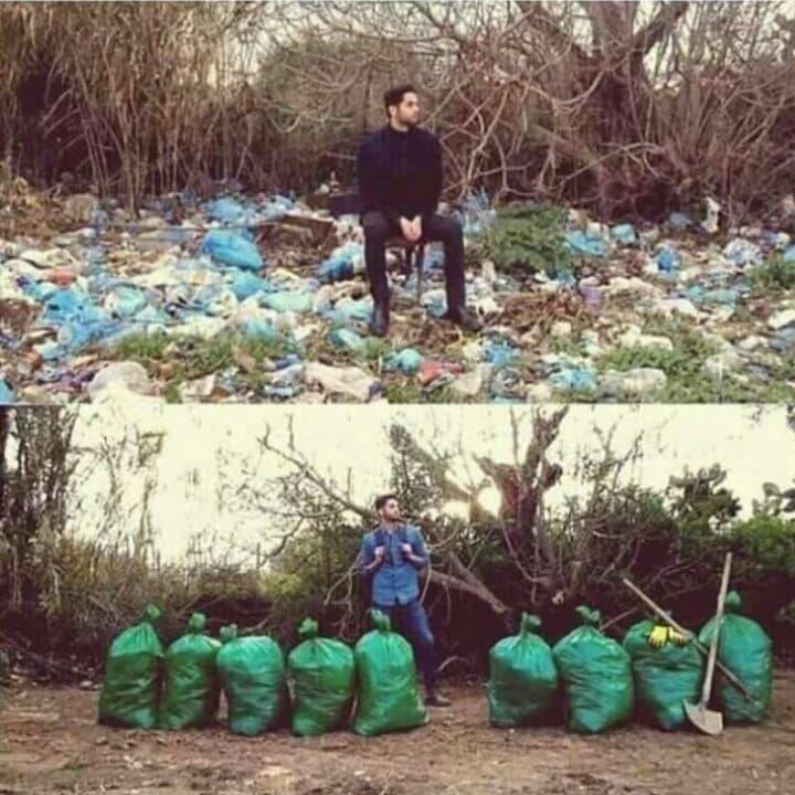 trash challenge, trend baru di laman sosial dapat respon positif