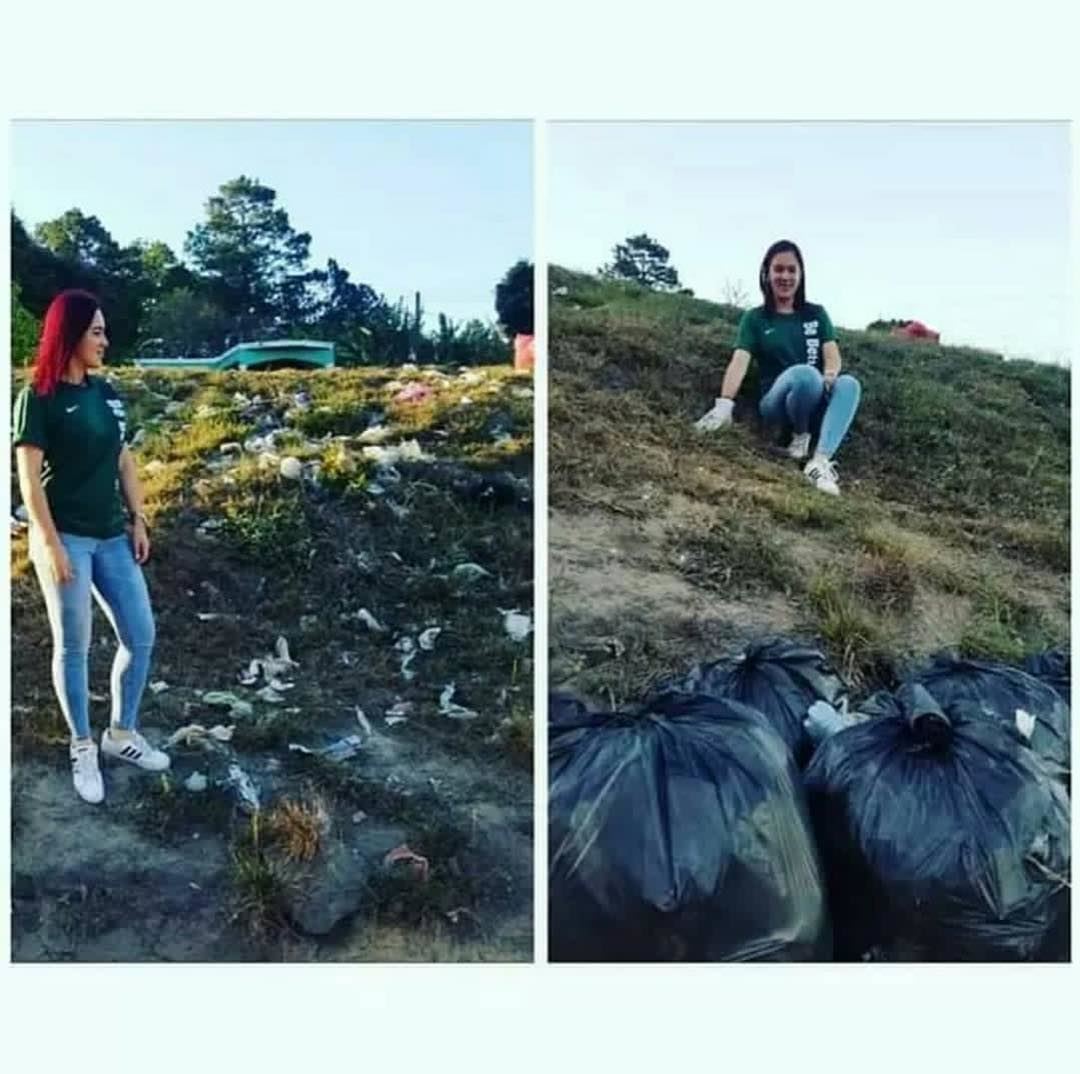 trash challenge, trend baru di laman sosial dapat respon positif