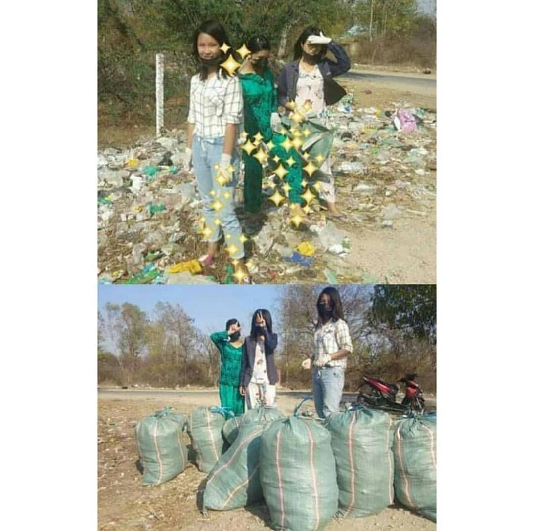 trash challenge, trend baru di laman sosial dapat respon positif