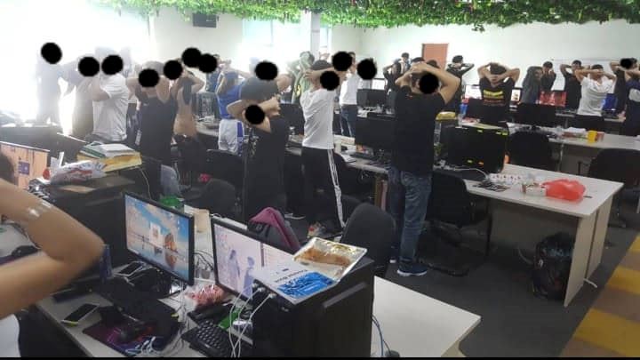 imigresen serbu markas scam online terbesar di cyberjaya, 1000 warga china ditahan
