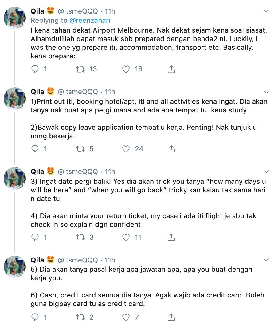 “i don’t see you as tourist,” gadis dihalang ke australia, rupanya ramai  pernah sangkut di imigresen