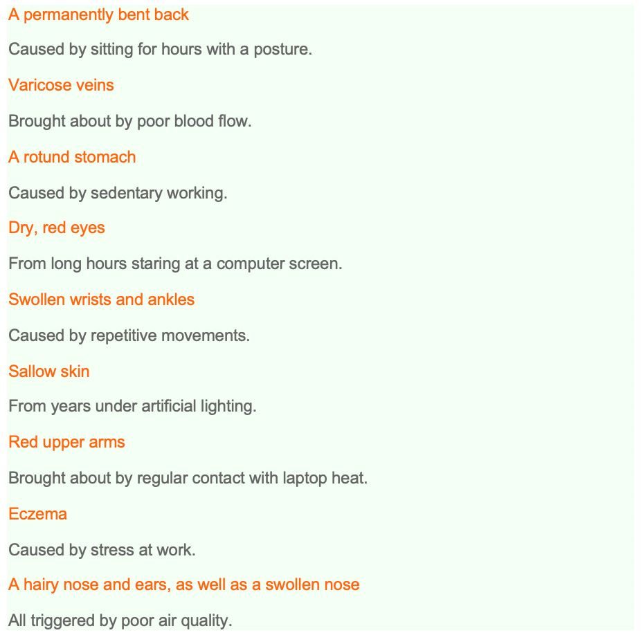 menurut sains, ini rupa anda di masa depan kalau kerja 20 tahun hadap komputer