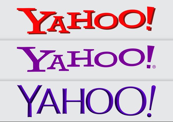 ini logo baru yahoo untuk kali ketiga dalam masa 10 tahun