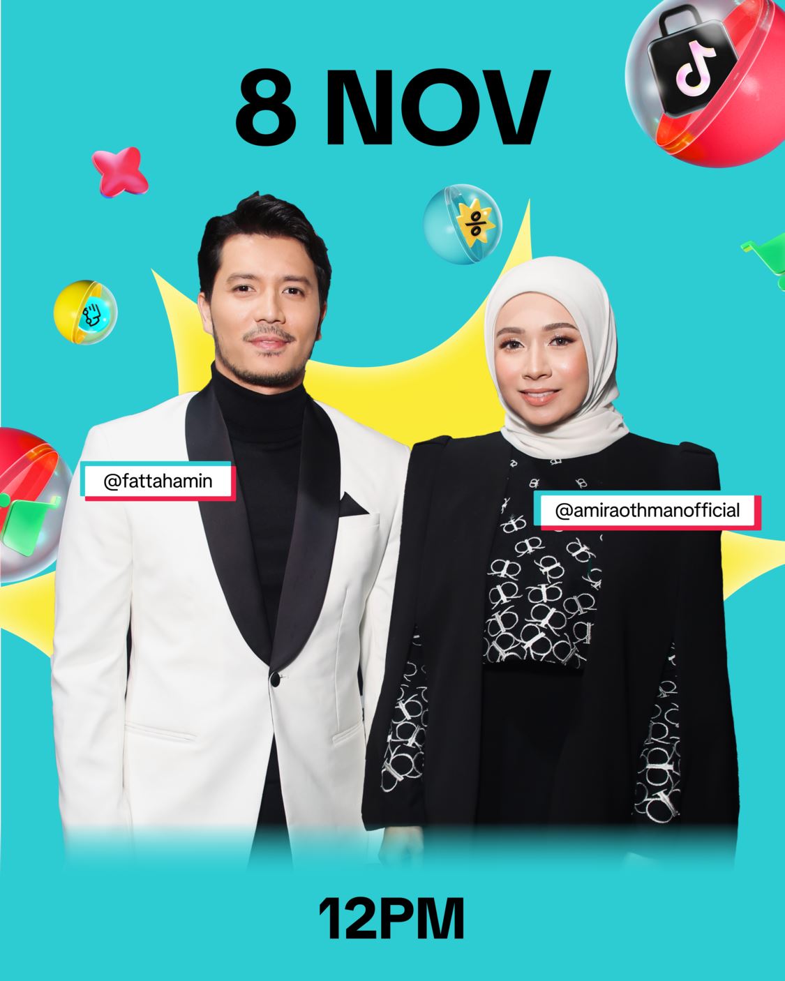 Fattah amin turut sertai TikTok shop karnival