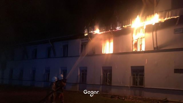 asrama lelaki mrsm kota putra musnah terbakar