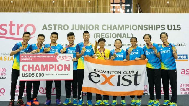Kejohanan Badminton Astro Junior 2018 Milik Kumpulan Dari 