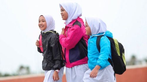 pagi terasa macam luar negara, rupanya cuaca sejuk pantai timur datang dari siberia! 