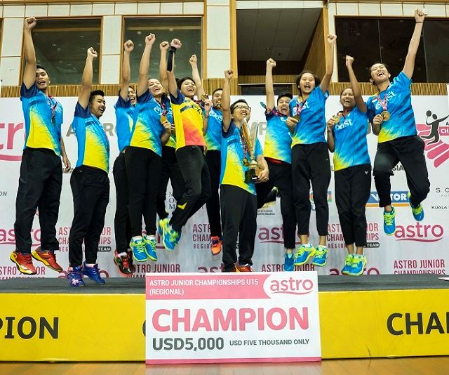 indonesia juara kejohanan badminton astro junior 2018