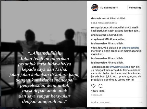 fasha sandha dan jejai rujuk semula??