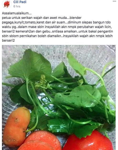 rahsia 4 bahan dikisar untuk awet muda