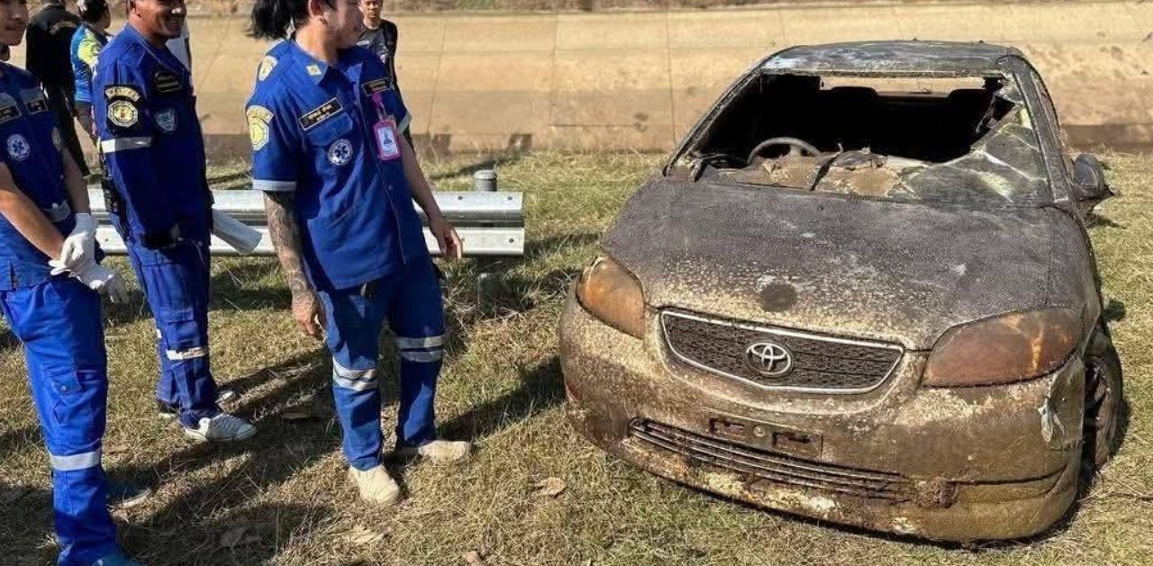 hilang selama 2 tahun, rupanya suami lemas dalam terusan.. ditemui tinggal rangka dalam kereta tenggelam