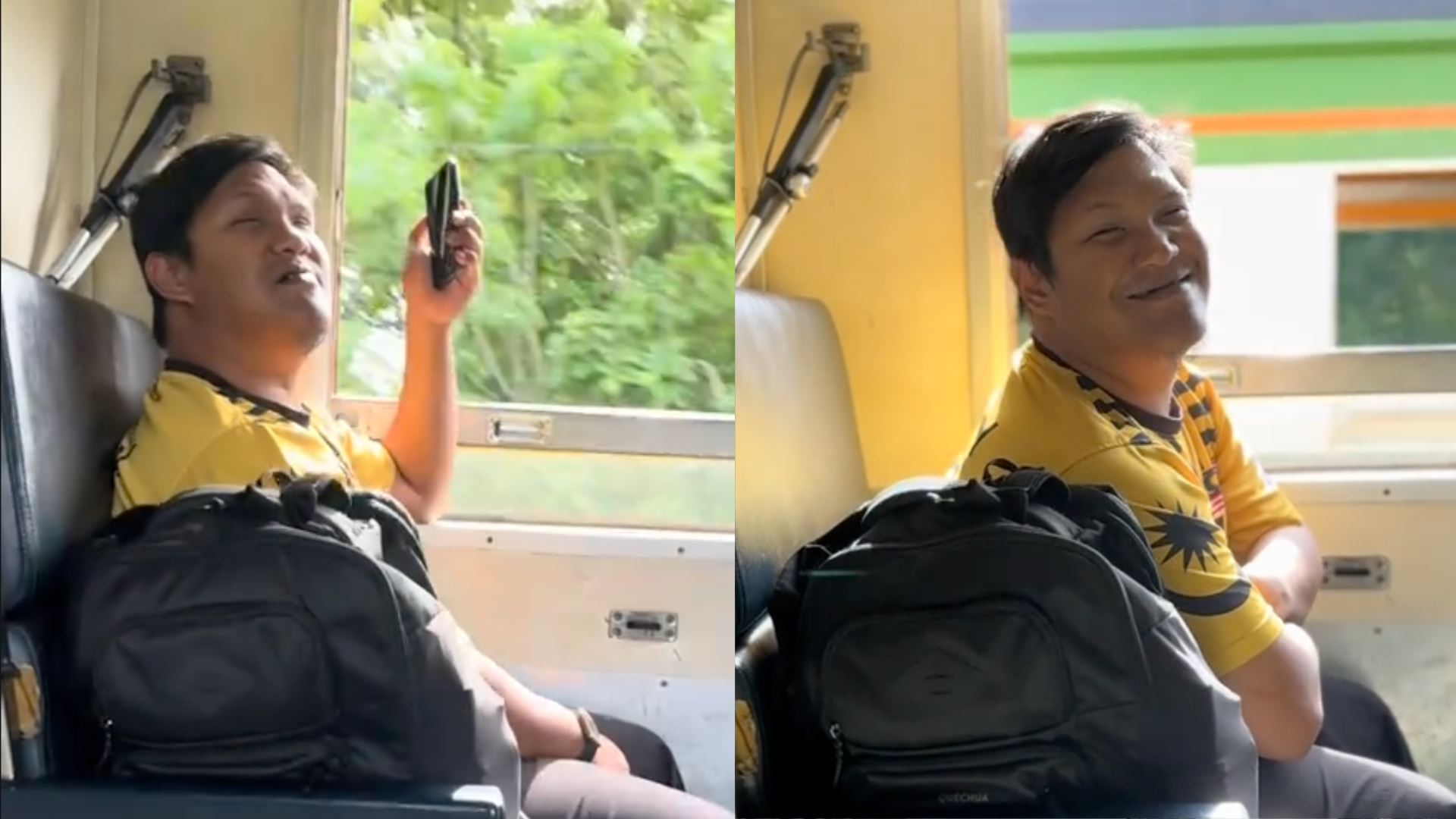 [video] lelaki oku penglihatan cetus inspirasi ramai, nikmati alam dengan cara tersendiri