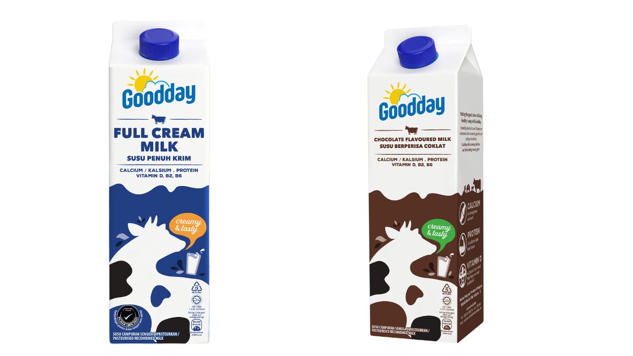 Kotak susu goodday full cream dan chocolate