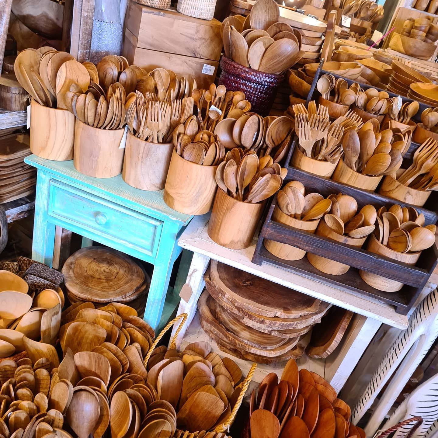 【超ins的柚木餐具】这里有卖！专卖柚木的物品