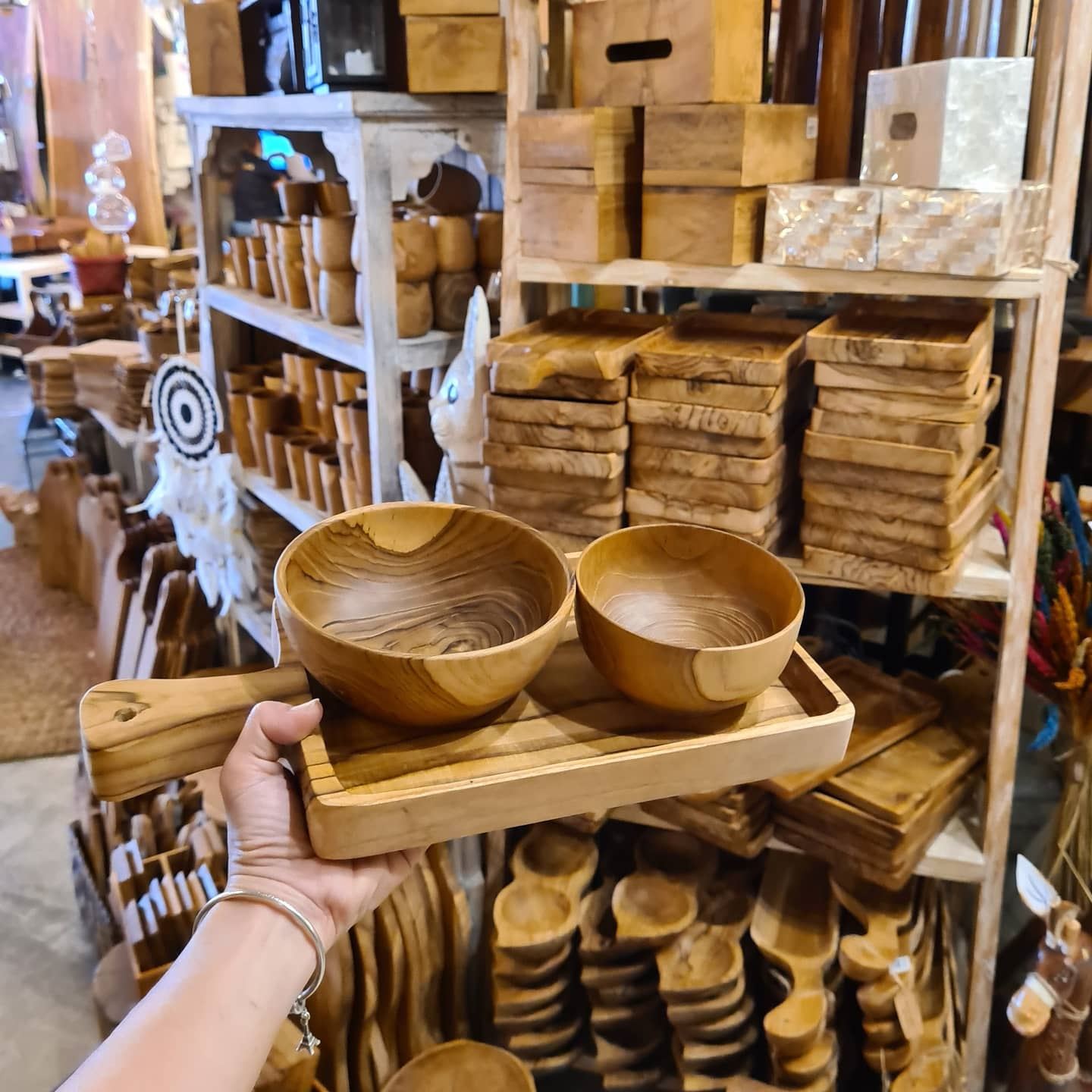 【超ins的柚木餐具】这里有卖！专卖柚木的物品