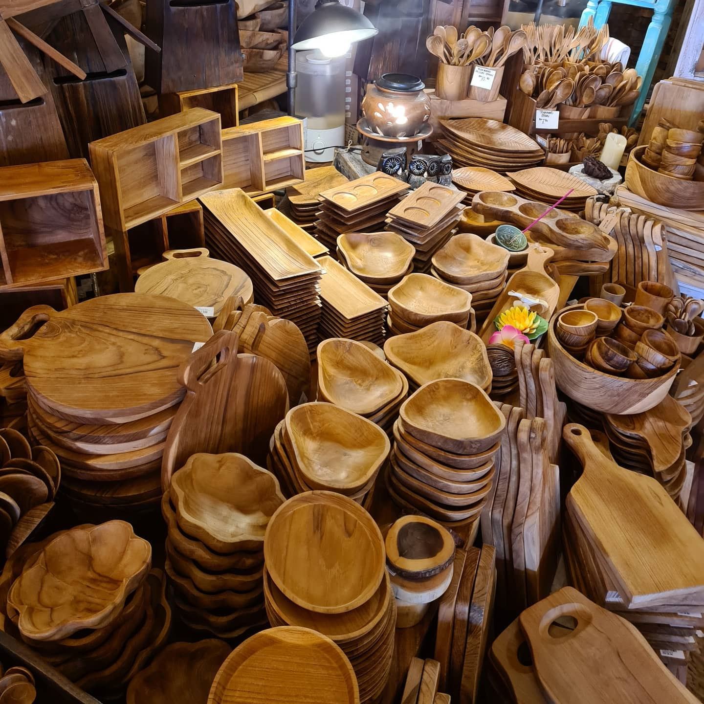 【超ins的柚木餐具】这里有卖！专卖柚木的物品