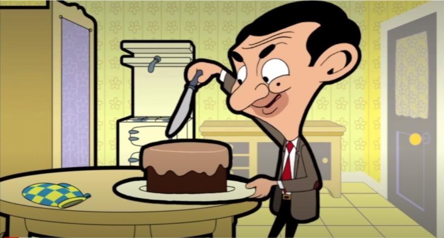 网红【卡通版mr.bean 巧克力蛋糕】