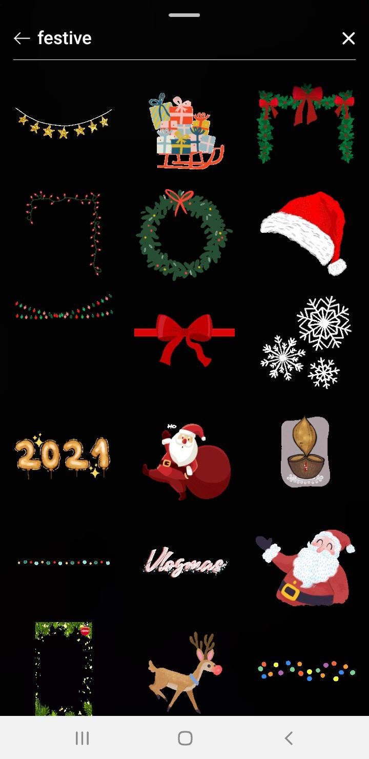 ig story圣诞系列「gif贴纸」关键字🎄❤️
