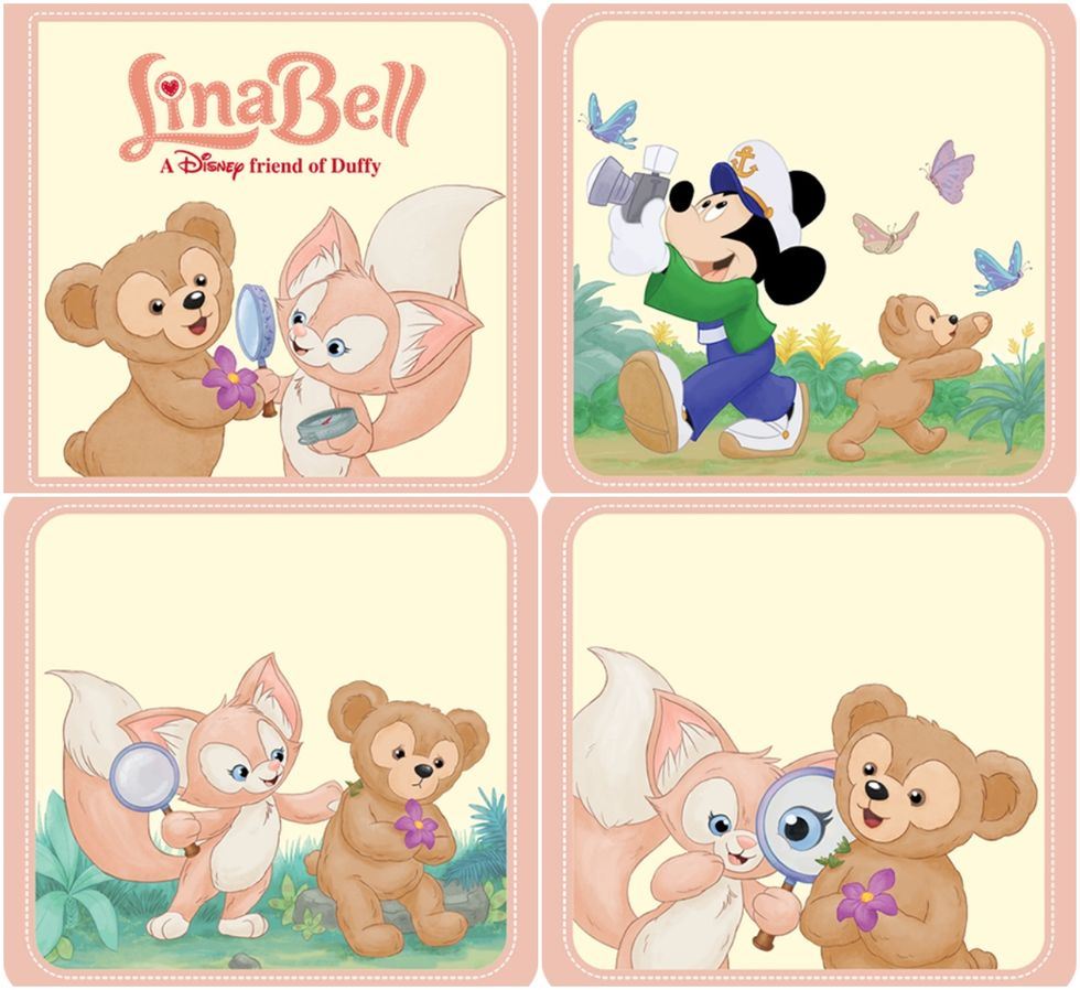 迪士尼新角色登场——「粉红狐狸linabell」少女心爆发❤️