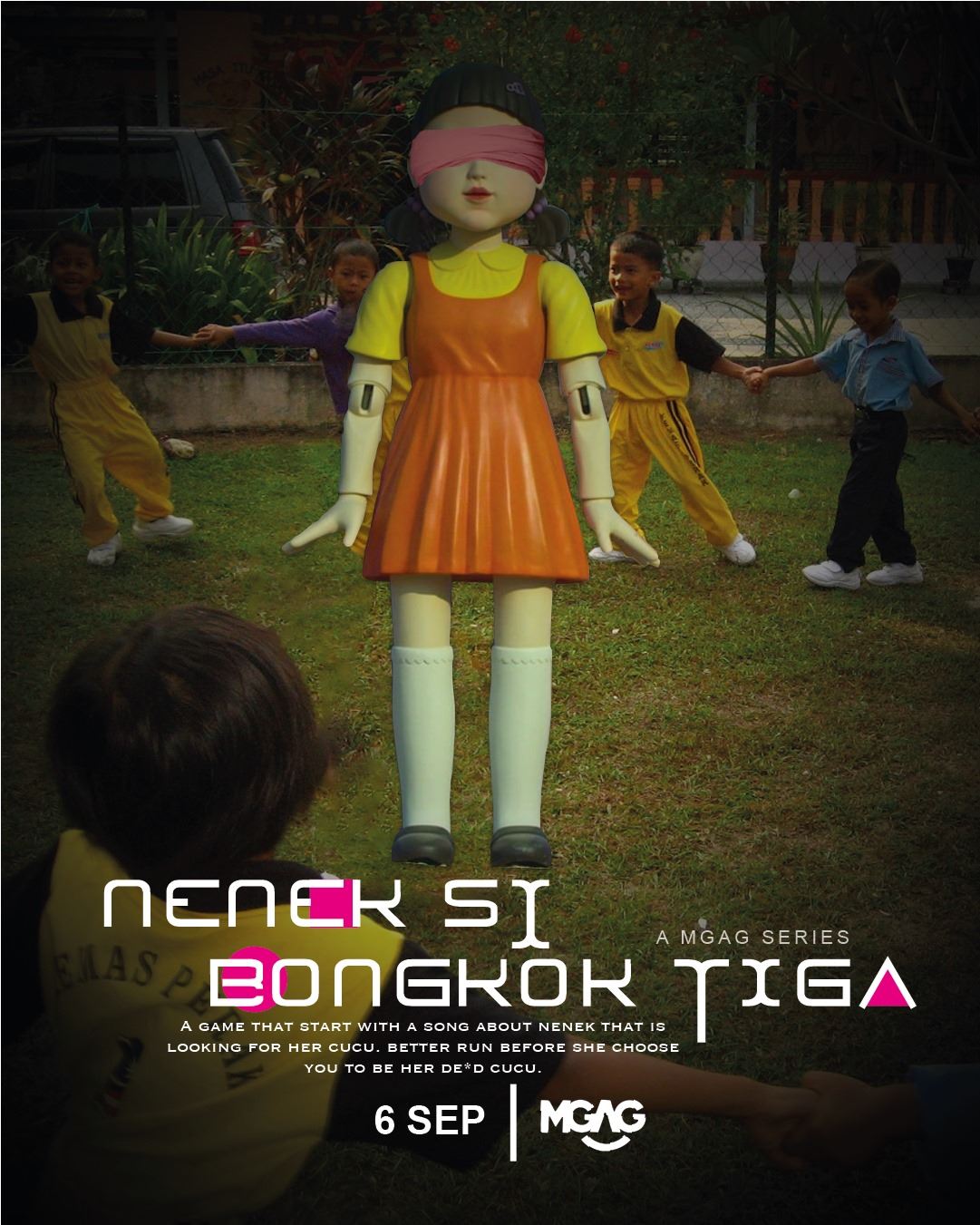 大马版《鱿鱼游戏》🇲🇾 橡皮筋跳绳、橡皮、东南西北…