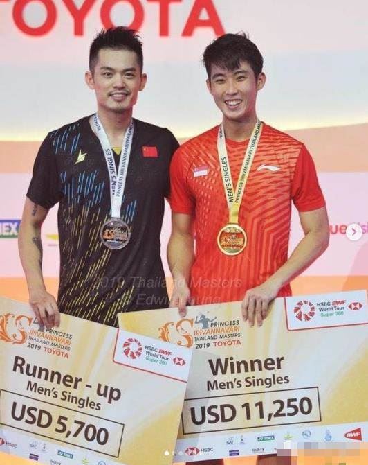 新加坡羽球男单「骆建佑」曾打败“超级丹”林丹🏸️