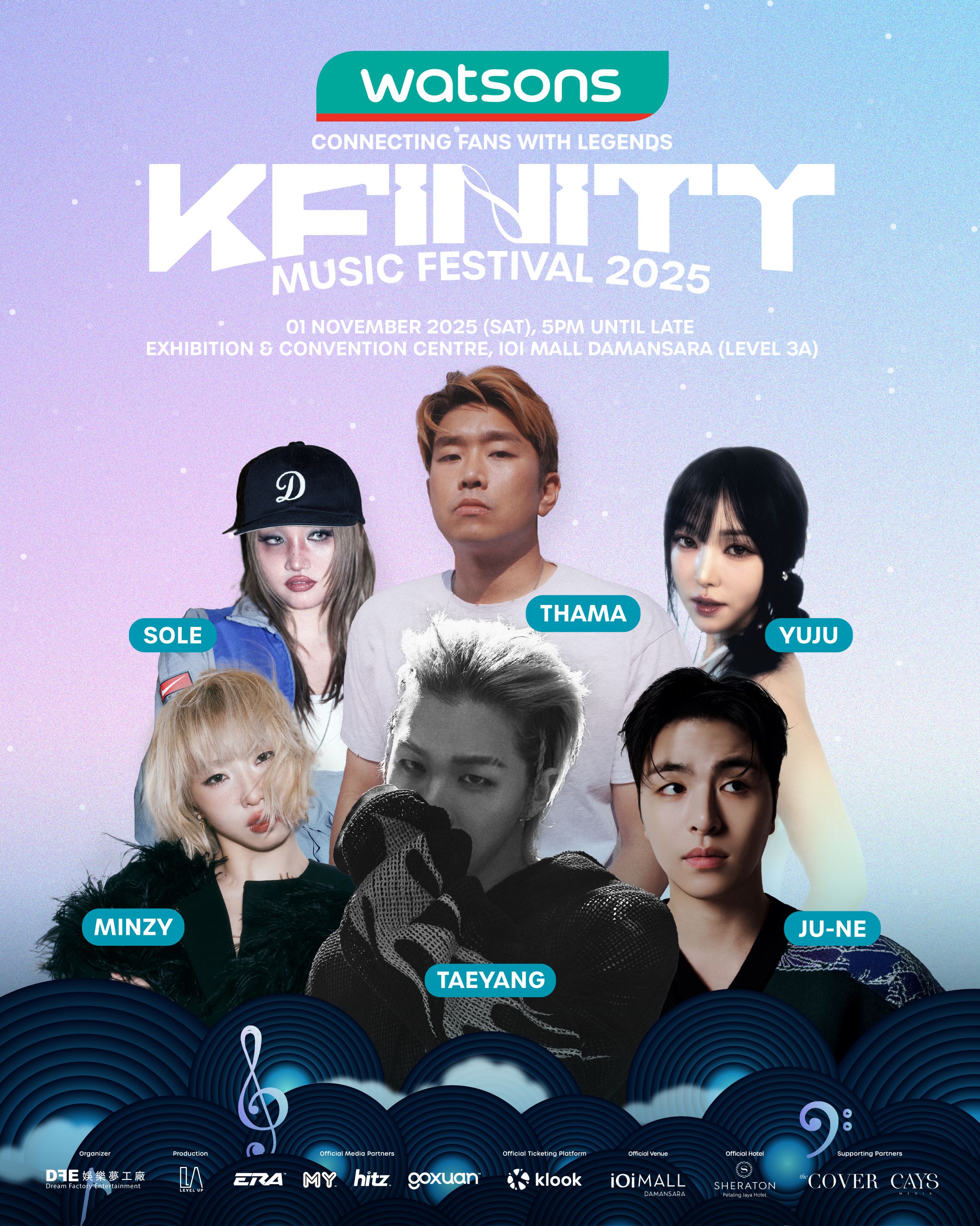 免费送你去看watsons kfinity music festival 2025🇲🇾