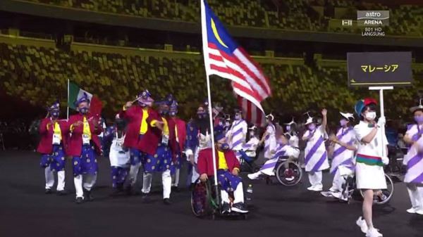 「东京残奥会」称赞大马代表团服装：喜欢你们的服装❤️