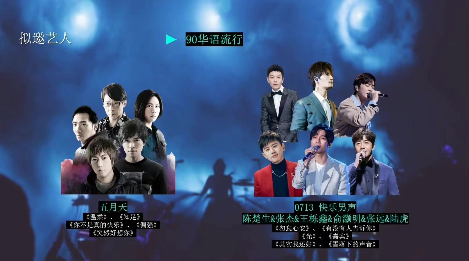 腾讯新综《来看我们的演唱会》传五月天 薛之谦等都来了！