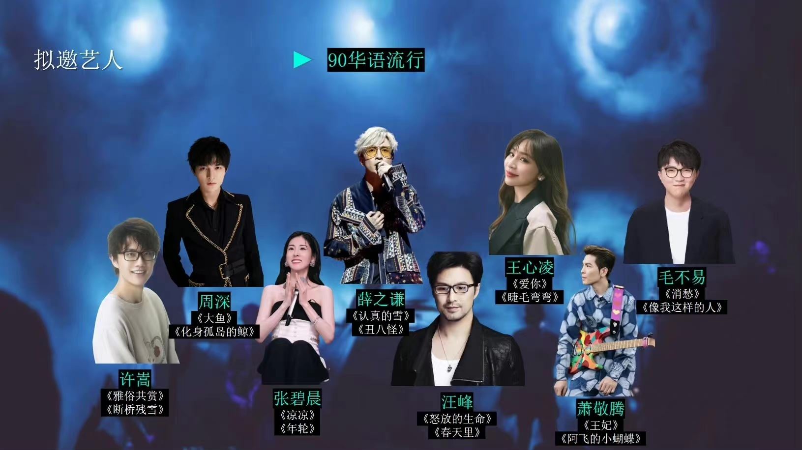 腾讯新综《来看我们的演唱会》传五月天 薛之谦等都来了！