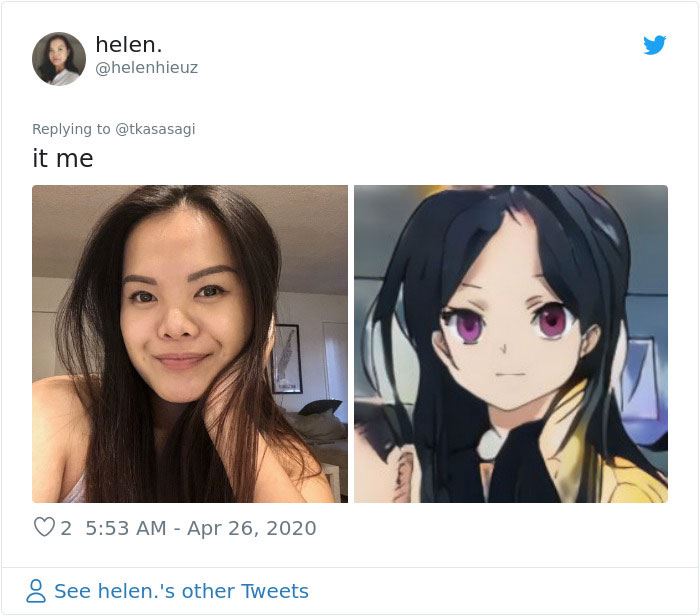 疯传的制作『属于你的动漫」你也能变动漫人物❤️