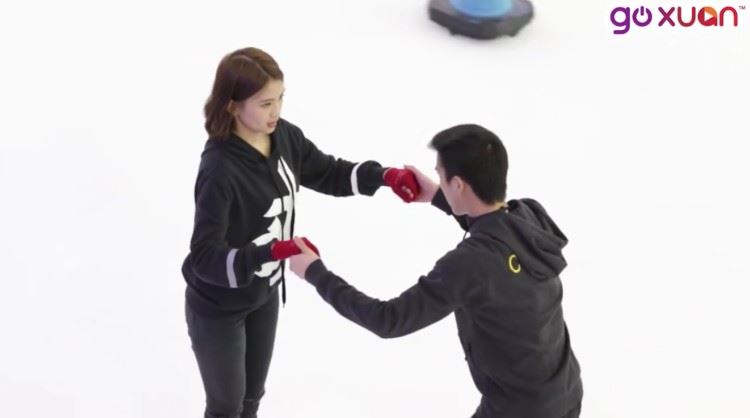 goxuan mc catherine凯心接受溜冰大挑战 竟大胆对国家花式溜冰选手julian yee喊话|goxuan