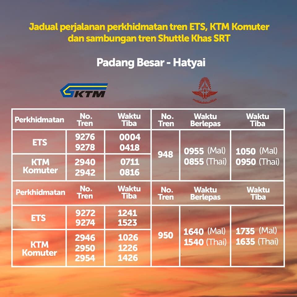 只需rm6就能从🇲🇾搭火车去泰国🇹🇭太便宜了!