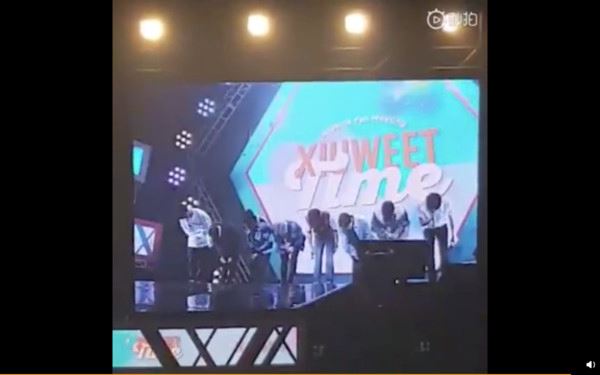 xiumin入伍前见面会，exo成员惊喜现身！xiumin爆哭！｜goxuan