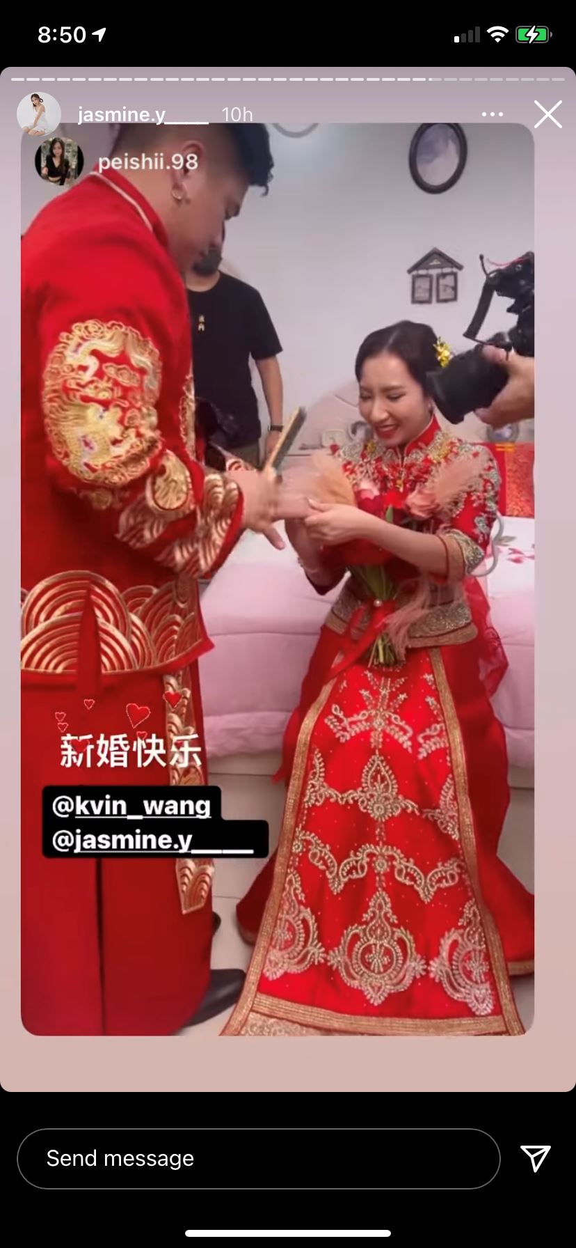 jasmine 、阿旺婚礼现场曝光！婚纱照曝光！