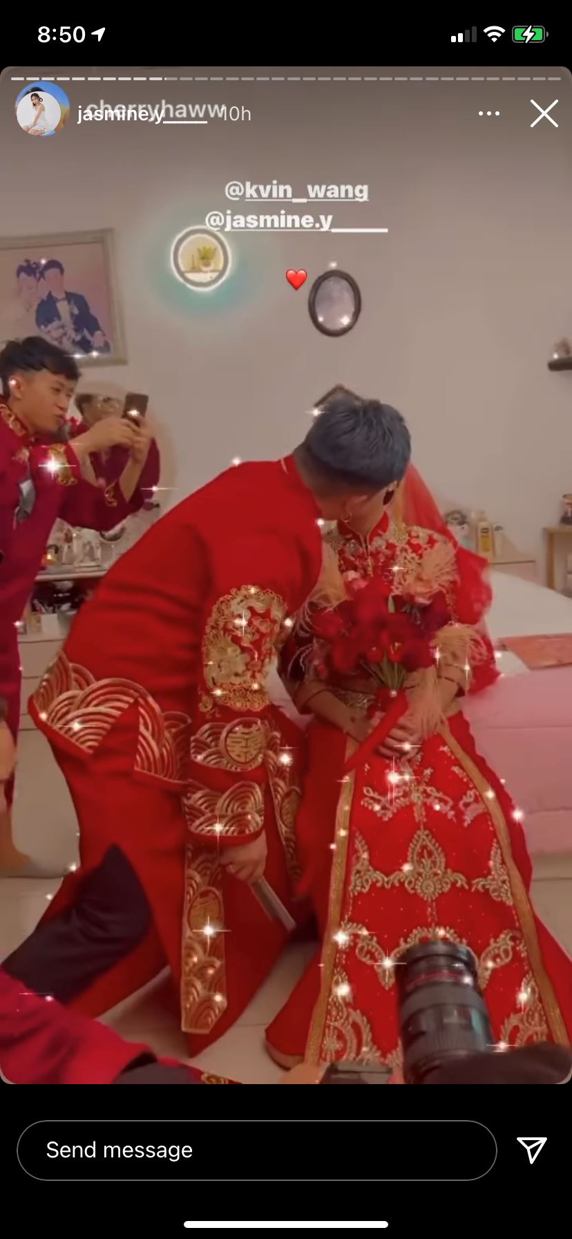 jasmine 、阿旺婚礼现场曝光！婚纱照曝光！