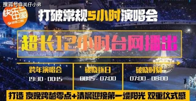 湖南卫视跨年演唱12个小时! 王嘉尔、王一博、tfboys、the9...