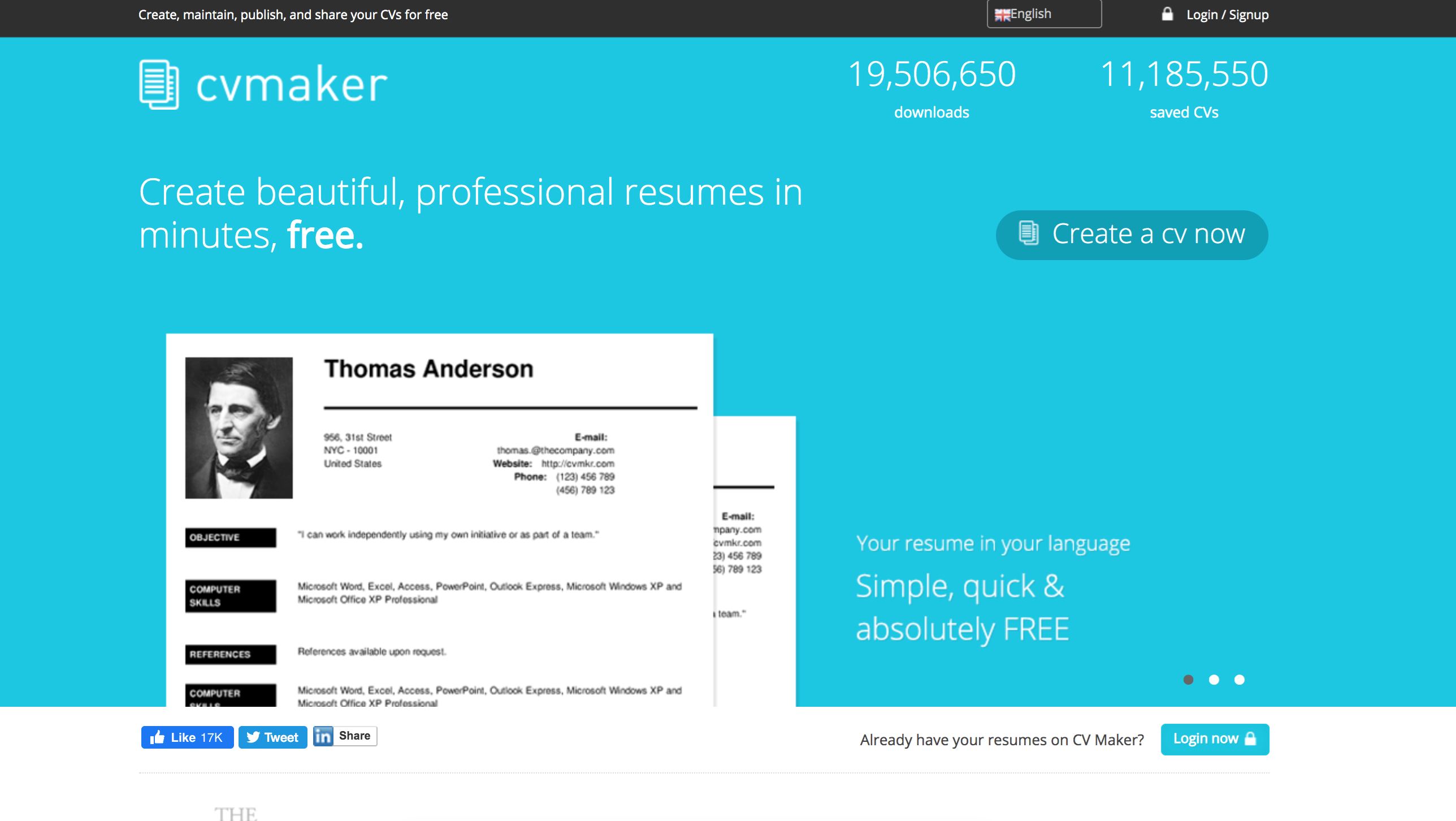 8个制作resume的网站！实习生必备！