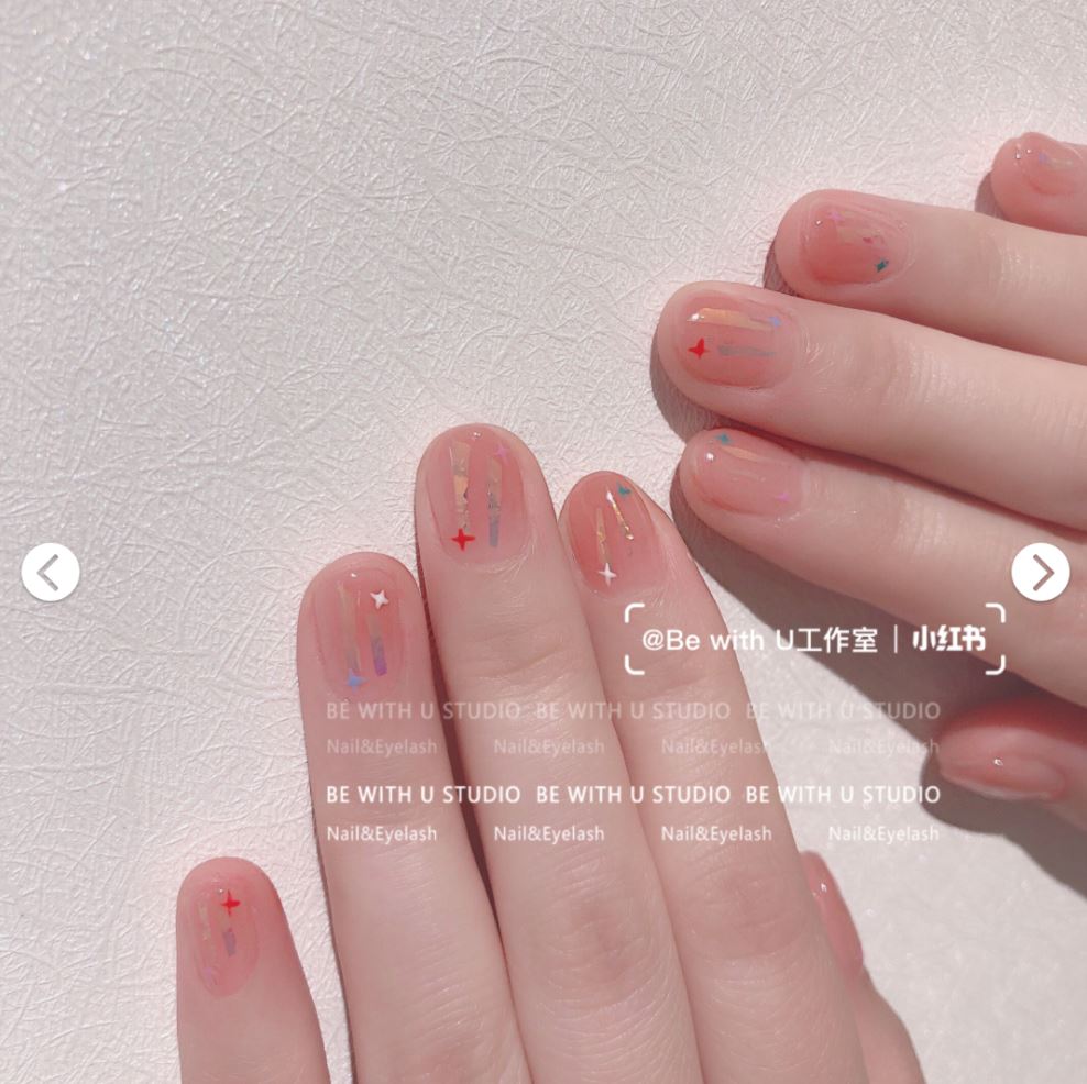 短指甲也可以做美甲💅超适合又可爱～【短指甲美甲】