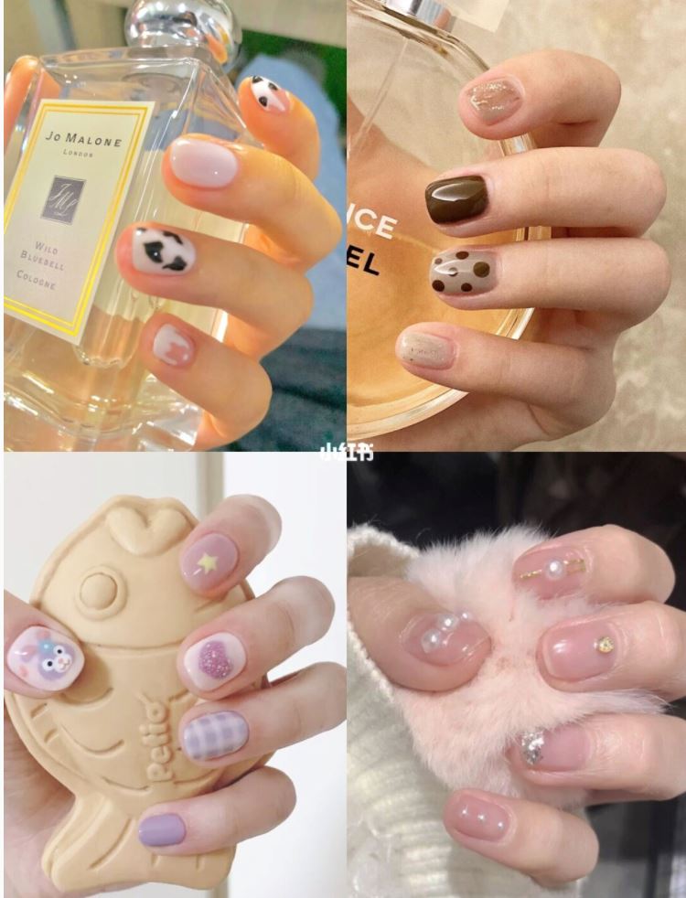 短指甲也可以做美甲💅超适合又可爱～【短指甲美甲】