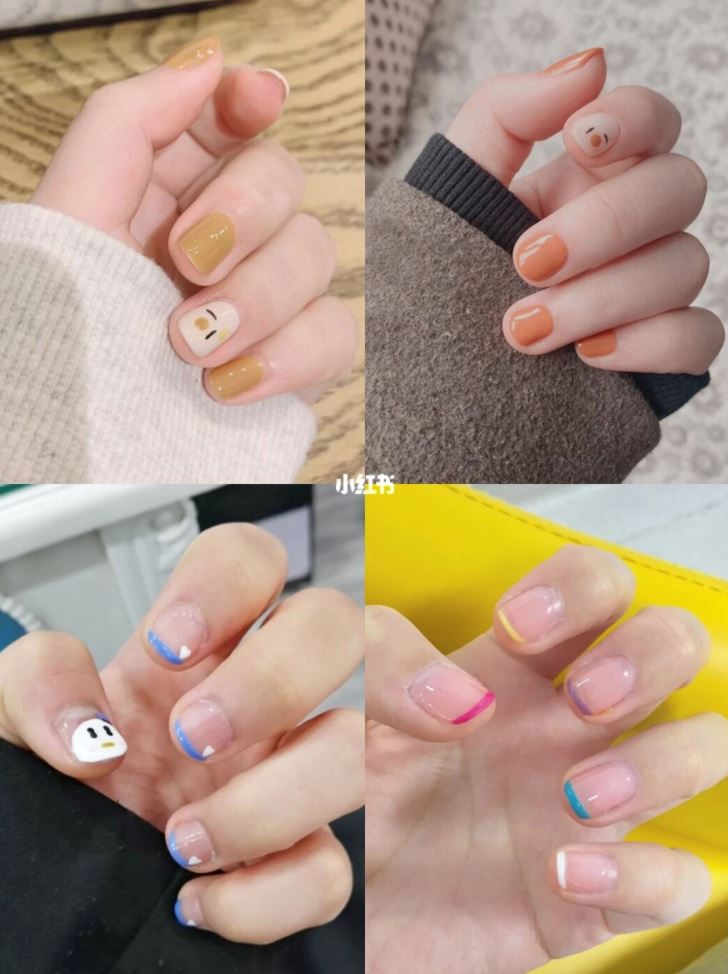 短指甲也可以做美甲💅超适合又可爱～【短指甲美甲】