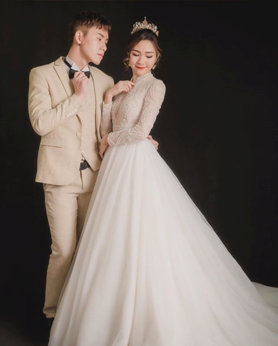 kidinn & yvonnne婚纱照曝光！王子公主的故事❤️