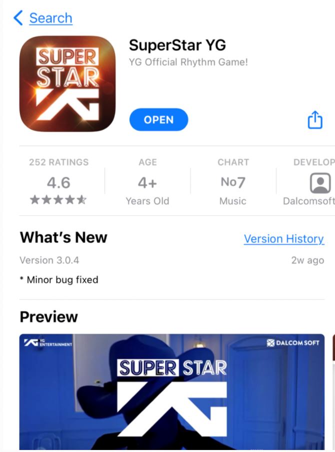 🇰🇷yg推出音乐节奏游戏《superstar》【kpop粉必玩】