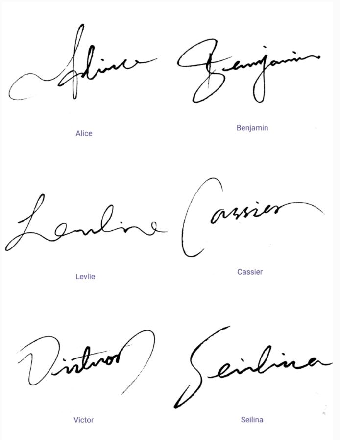 你也能画【专属的明星签名】好看又高级❤️