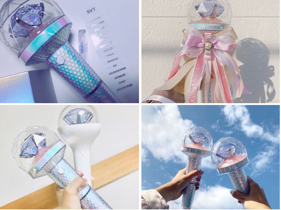 最漂亮【韩国偶像应援棒】seventeen钻石超梦幻💎