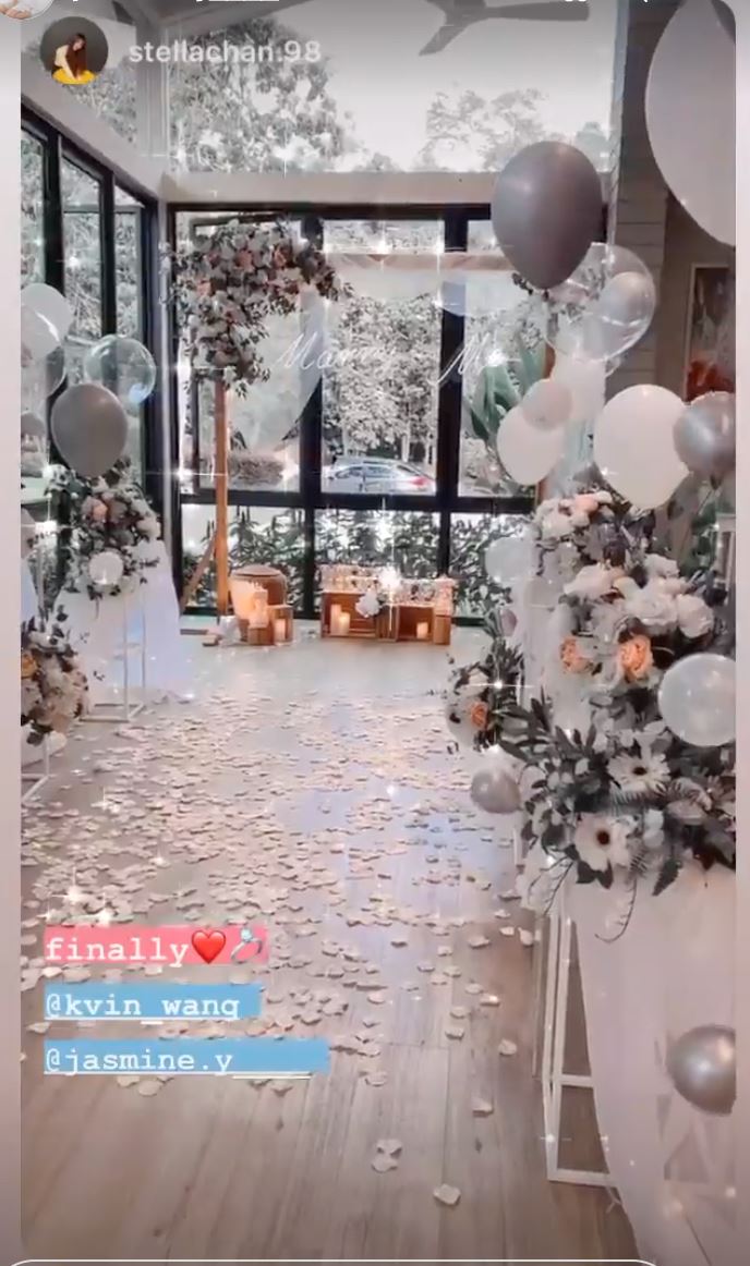 【大马网红情侣】阿旺向jasmine求婚成功！求婚现场曝光❤️