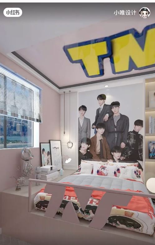 爆红「时代少年团」主题房！充满tnt的味道🍿️