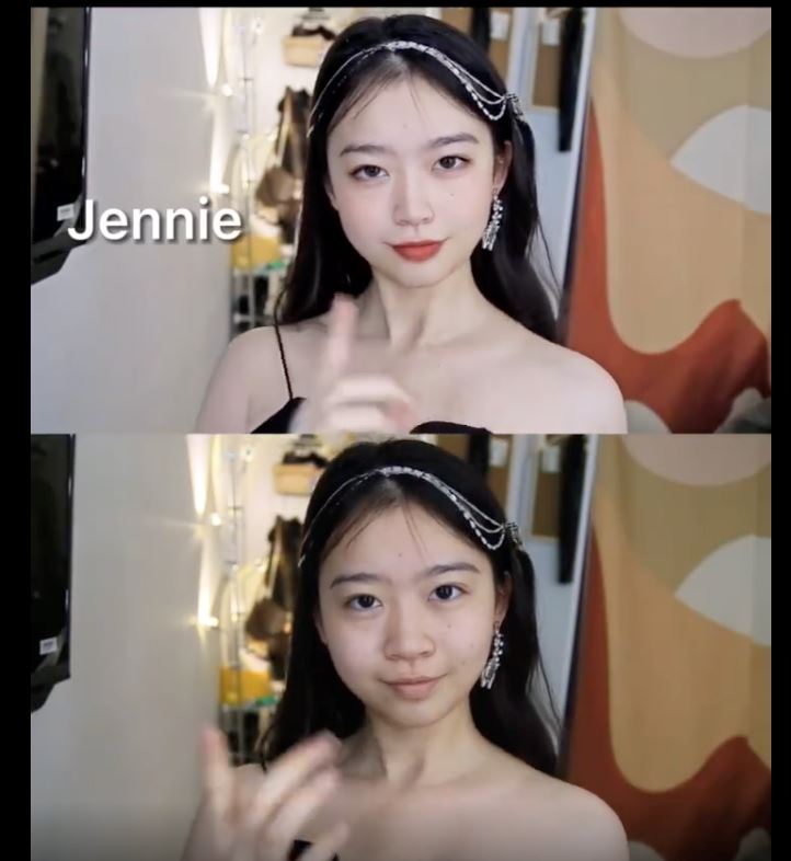 不用化妆也能录视频！用app秒上妆！变jennie❤️