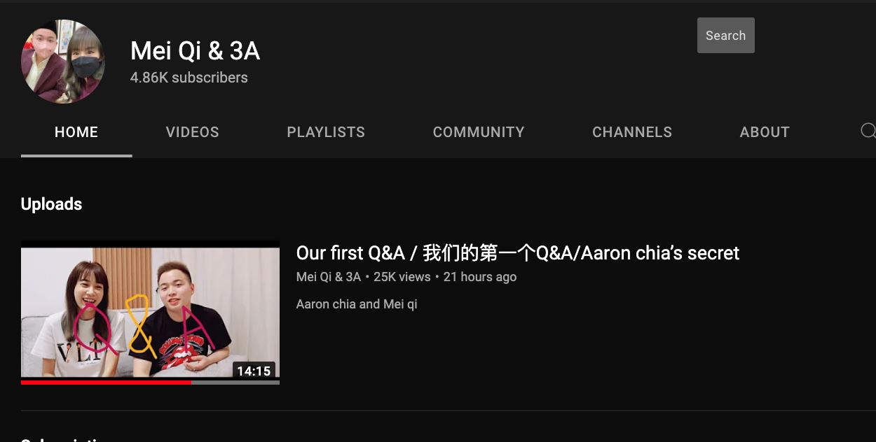 大马男双谢定峰与家人开youtube频道！公开与妻子相识的过程❤️