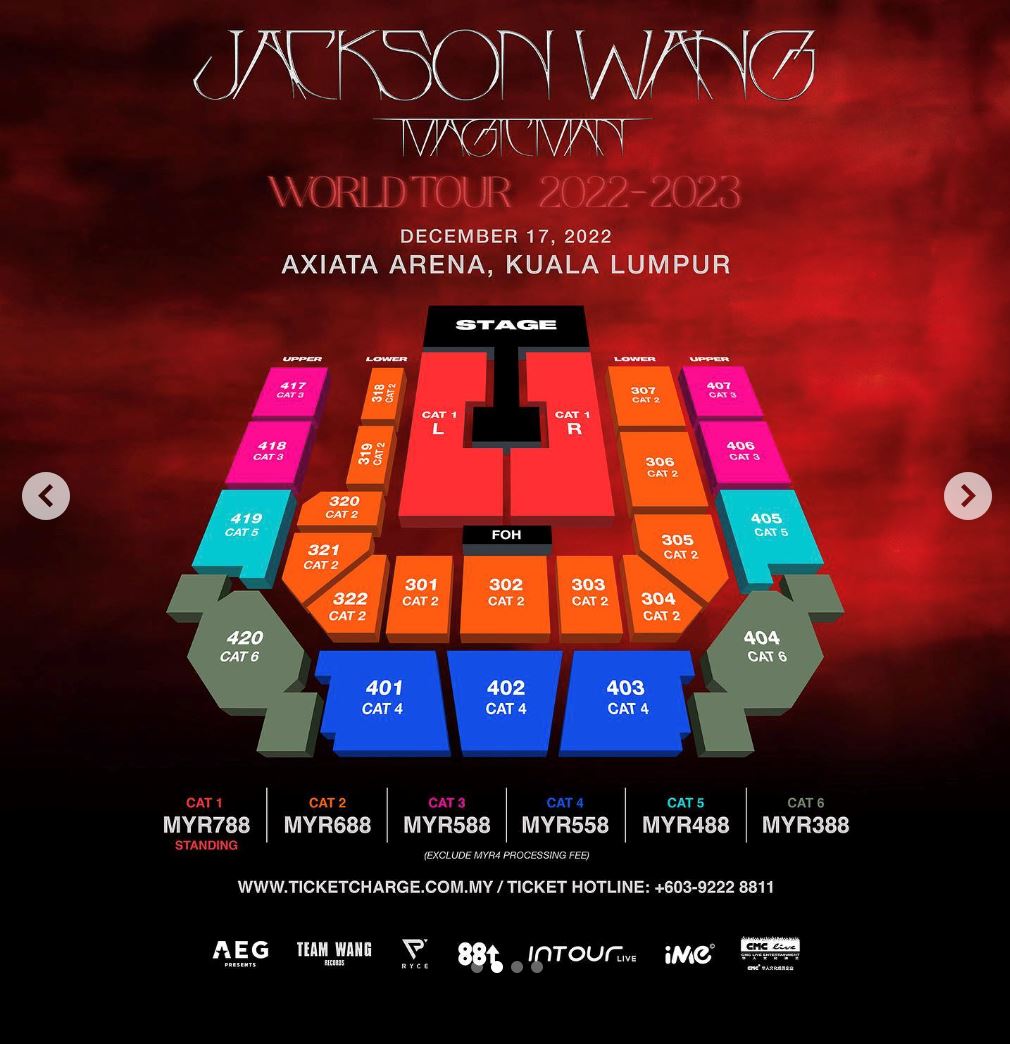 🇲🇾王嘉尔来马开唱！10月14日开票！最便宜388